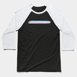 Grackle Pride Stripe (Trans) Baseball T-Shirt